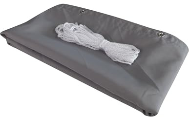 Windhager Balkonblende MALTA, Sichtschutz Balkon, Windschutz, Sichtschutzblende, Sichtschutzmatte, Windschutz, Sichtschutzzaun, 0,9 x 5 m, silber/grau