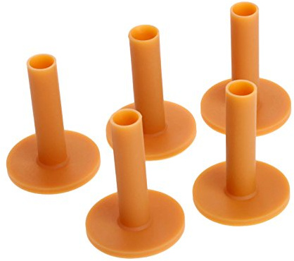 MUXSAM 5 tee in gomma da golf, 70 mm, per allenamento da golf, per tappetino da allenamento, supporto superiore adatto per interni ed esterni