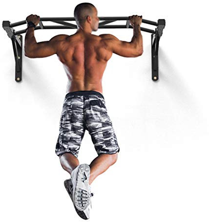 JDKC- Klimmzugstange Hochleistungs-Klimmzugstangen An Der Wand, Kielklimmzüge mit Mehreren Positionen, Wand-Sandsackhalter für Den Innenbereich im Fitnessstudio, 300 Kg Power Rack (Color : Black)