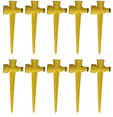 TOPINCN 10 STÜCKE Rasensprinkler Spikes, 1/2 Zoll Innengewinde Schnittstelle Bewässerungssprinkler Hof Grasbewässerungssystem Anschluss