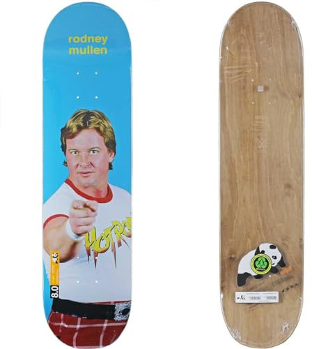 Enjoi Mullen Round 3 Skateboard-Deck, 20,3 cm, Blau