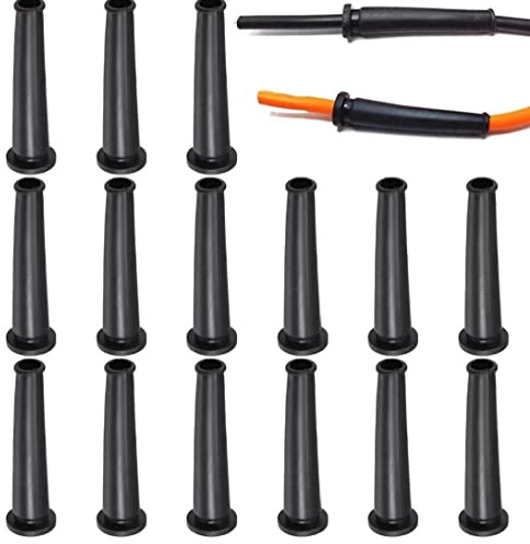 Fopytu Manga Protectora De Cable, 15 Pcs Cable De Goma Manga Manga Cable De Molienda De Molinería Cubierta Protectora Protectora para Cable De Taladro Eléctrico