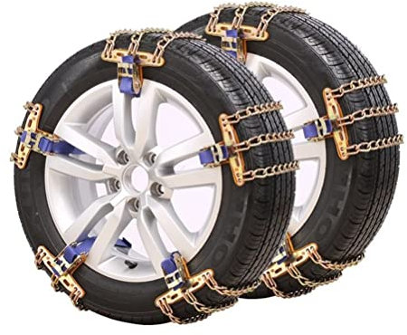 Chaînes à Neige de Voiture, Chaînes à Neige de Voiture Chaînes à Neige Anti-dérapantes pour Pneus de Voiture pour Camions SUV