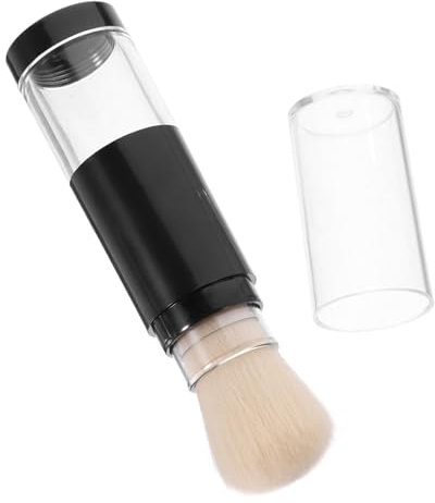 IWOWHERO Nachfüllbarer Puderpinsel Für Make-up Kleiner Rougepinsel Kompakter Foundationpinsel Wiederverwendbar Für Losen Puder Und Kompaktpuder Make-up-tool Für Gleichmäßige Deckkraft
