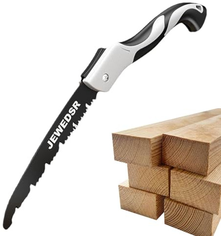 Lnhgh Klappbare Handsäge Klappsäge Astsäge Astsäge Feldsäge Gartensäge Survival Säge mit Sicherheitsverriegelung Handwerkzeuge Stahlschneider Camping