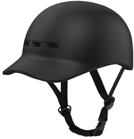 Shinmax Fahrradhelm Herren Damen Erwachsene Cityhelm Urban Radhelm mit Visier Stylischer Fahrradhelm für Frauen Pendeln City Roller Leichtgewicht Einstellbare Rennrad Helm 57-62 cm