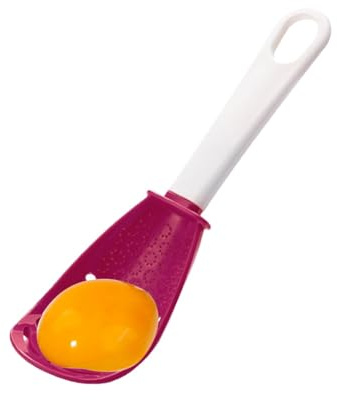 Cucchiaio da cucina multifunzionale, per grattugiare, scolare, schiacciare, separare tuorlo d'uovo, grattugiare