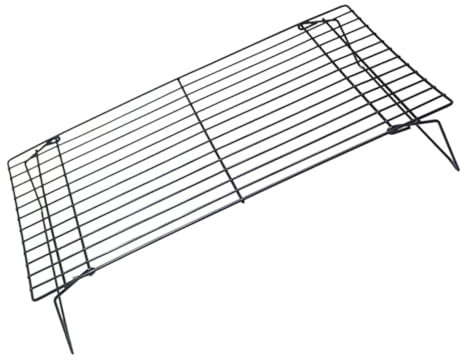 KICHOUSE Rejilla Para Enfriamiento Plegable Para Pasteles Rack Metálico Resistente Al Calor Para Hornear y Barbacoa Accesorio Multifunción Para Cocina Doméstica