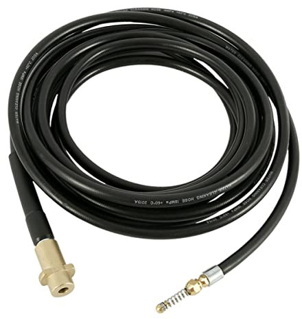 iplusmile 1 Tubo Flessibile Per Idropulitrice Di Scarico Tubo Flessibile Per Idropulitrice e Di Ricambio Per Ad Alta Pressione Nero