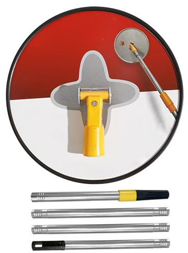 Wall Sander Kit Handheld Round Pole Sander with 5 Sandpaper 360 Degree Rotation, Adjustable Length Polishing Sanding Tool for Walls and Ceilings for Walls Sanding Pole Radial