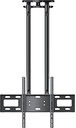 QYMYOZ Tv Stand Tv Wall Mount Ceiling Tv Mount Bracket, Adjustable Tilt Tv Bracket, Fits 37-80 Inch Cd Flat Screen And Curved Tvs, Max 900X600Mm,