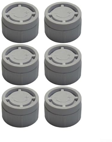 M30 x 1.5 Heating Control Cap Set of 6, TPR Thermostatic Radiator Covers for Precise Temperature Adjustment, Decorative for Home or Office Radiators