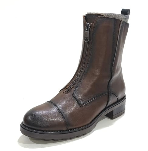 Paula urban Botín Casual de Piel, con Suela de Goma - 9-1333 para: Mujer Color: Habana Talla: 40