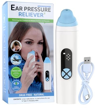 Dispositivo di riduzione della pressione auricolare - Elettrico ad azione rapida. Sbloccatore con vibrazioni delicate per un comfort istantaneo e la salute 'orecchio dalla pressione sicur