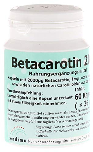 Betacarotin 2000 Kapseln