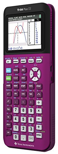 Texas Instruments TI-84 Plus CE Plum Graphing Calculator