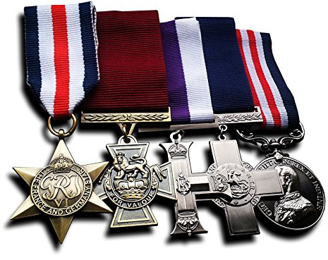 5x Medaille Gruppe das Victoria Kreuz, Militär Medaille, Militär Kreuz, Frankreich und Deutschland Star & George Kreuz Replikatsatzes. speziell für Sammler, die für die Medal of Honor, Auszeichnungen Medaillen, Armee Medaillen, Medal of Valor suchen
