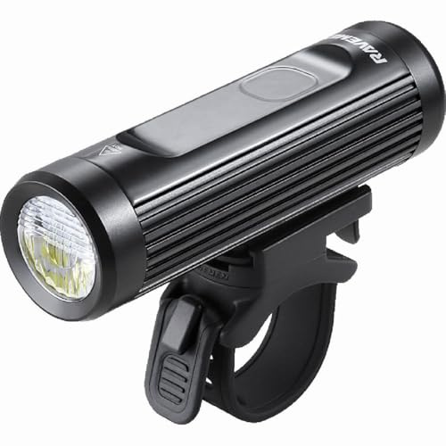 Ravemen Cr900 Touch Recargable USB Dualens Luz Delantera con Mando a Distancia Mate/Negro Brillante (900 Lúmenes)