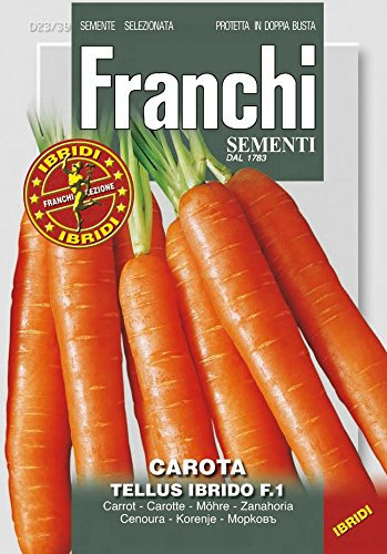 SEMI DI CAROTA TELLUS IBRIDO F.1 FRANCHI SEMENTI