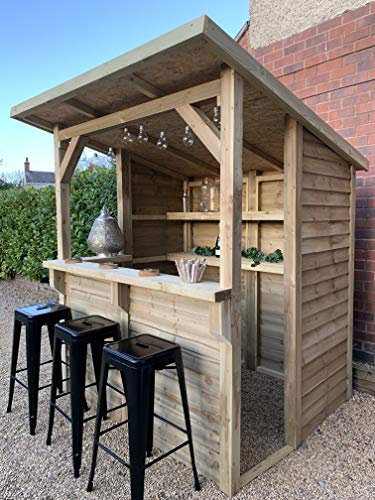 Wooden Garden Bar, Heavy Duty Pressure Treated