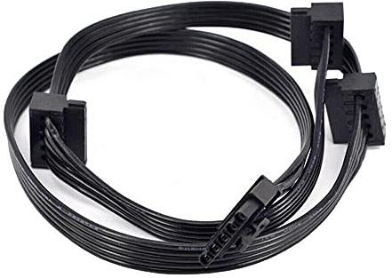 Zahara 5Pin to 3 SATA Stromversorgungskabel für Cooler Master VSM750 VSM650 VSM550 SATA Stromkabel SATA Power Supply Cable (70cm)