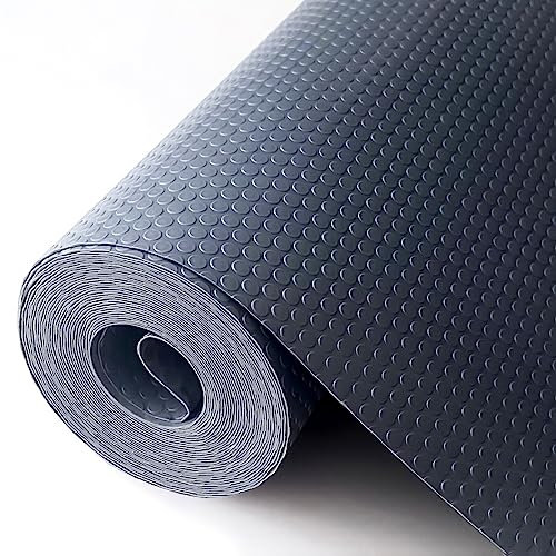 wohomuke Schubladenmatte 60x600cm küche Matte für schubladen schubladeneinlage zuschneidbar Eva Kühlschrankmatten Für Schubladen Regale Schrank Kühlschrank(Grau,60x600cm)