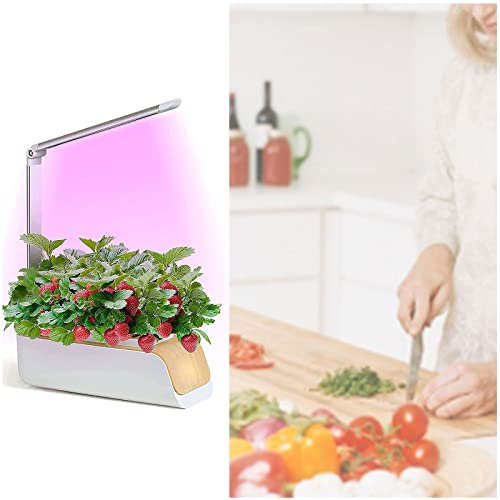 VVLXRIC Luz Hidroponia, Lampara para Plantas Interior Led Control De Chip Inteligente, 180 Grados Ajustable, JardíN Interior, para Adornar Verduras Y Frutas