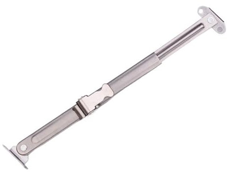 ZOLULA Fensterfeststeller Schiebebügel 2 STÜCKE Einstellbare Windstrebe Edelstahl Fenster Flügelstrebe Fensterbegrenzer Fensterstrebe