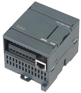 Adaptador Serial a Ethernet MT2-AM8 MT2-AE8 8AO PLC Módulo de adquisición analógico a Ethernet for S7 Modbus TCP RTU SMART200/300/1200/FX5U RS485 Puerto RJ45 (Color : MT2-AE8)