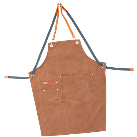 BIUDECO 1stück Denim Schürze Für Arbeiten Fashionable Arbeitskleidung Für Cafés Salons Und Milchgeschäfte Mit Praktischen Taschen Verstellbar Und Vielseitig Einsetzbar