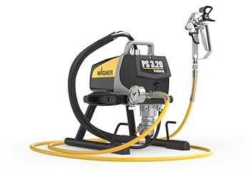 WAGNER Pompa a pistone ProSpray 3.20 - Tecnologia Airless per principianti: Portata massima 2,0 l-min, Tubo ad alta pressione DN6, 15 m