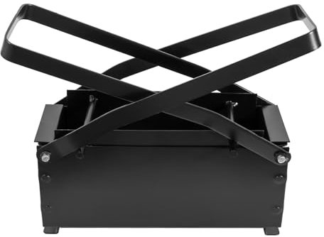 RUETERY Brikettpress, avfallspapperspress av järn, manuell pappersbrikettpress, avtagbar design, för konvertering av avfall till bränsle, 33 x 15 x 13 cm, svart