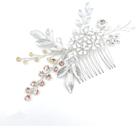 Haarkamm Damen Chinesischer Stil Haar Seitenkamm blau Haarspange Kamm Retro dekorative Haarnadel Haarkamm Clips für Hochzeit Haarkamm Zum Stecken(1)