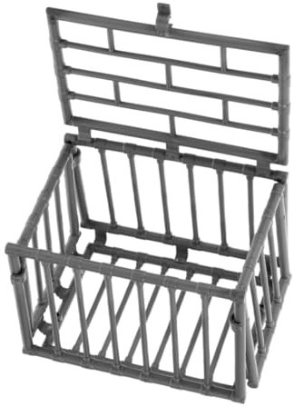 Yardwe Mini-Cage Décorative pour Modèle De Cage Miniature Fourniture De Mini Maison Décoration De Mini Maison Ornement De Petite Cage pour Petits Animaux