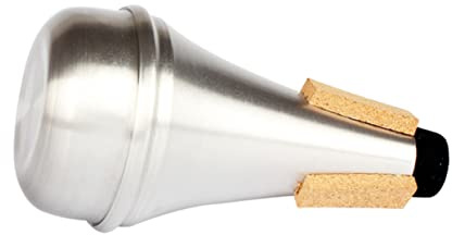 Trompeten Dämpfer Gerade Stummschaltung für Übung Anfänger Silber | Aluminiumlegierung, Saubere Intonation und Klangqualität, Robuste Verarbeitung, Blasinstrument Zubehör