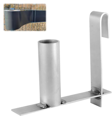 SGZIOO Abrollhilfe für Sichtschutzstreifen, Edelstahl Montagehilfe für PVC Zaunblende, Abroller für Sichtschutzstreifen, Zeitersparnistool um Sichtschutzstreifen für Doppelstabmatten Anzubringen