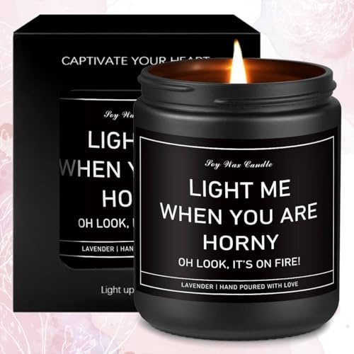 Regalo Donna Candele Profumate Uomo Compleanno Regali Cera Di Soia Candela Profumata Anniversario Matrimonio Fidanzato Fidanzata Coppia Moglie Divertenti Lumini Lavanda Candeline Decorative