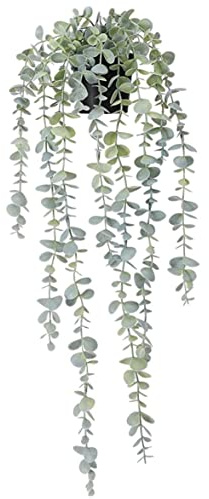 Piante sospese Artificiali Decorazione edera per Esterno Interno, Piante in Vaso Foglie Verdi Foglie per la casa Decorazione murale