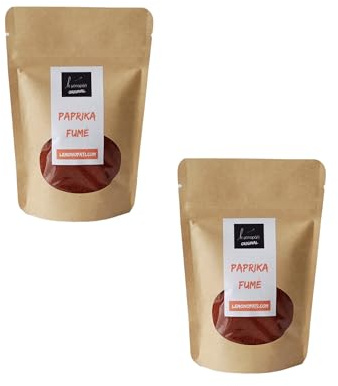 Paprika Fumé en poudre | Le Monopati Original 80g (2x40g) – Saveur Intense & Boisée | Origine Union Européenne | 100% Naturel & Sans Additifs – Pour Plats, Sauces & BBQ