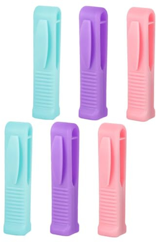 GARVALON 6 pezzi Aprifiale Riutilizzabile in Plastica con Scanalature di Precisione Mini Apribottiglie Portatile per Fiale Strumento Sicuro per Infermieri e Uso Ospedaliero