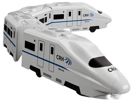 TTETTZ Giocattolo per Trenino Elettronico Ad Alta velocità per Bambini dai 3 Anni in su, per Feste