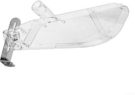 Table Saw Protective Cover for 4-10 Inch Saws, Transparent Plastic Dust Guard Shield for Sliding Table Saws, Includes T/L Type Shunt Bracket, 400 x 125 mm(C)