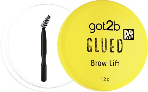 got2b Glued Brow Lift Eyebrow Styling Wax, Clear, 12g | For Brows & Edges, Long-Lasting Eyebrow Wax, Strong Hold and Definition, No Crunch, Matte Finish, Gentle on Skin