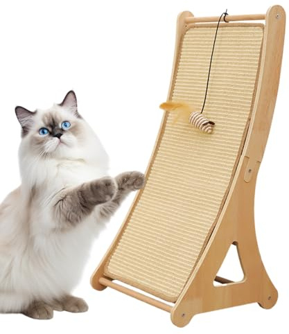 Griffoir Pour Chat Interactifs Pour Chats | Rampe Résistante Aux Griffures Avec Souris Jouet Pour en Intérieur Maison Salon Sol Angle