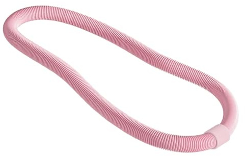 PETSOLA Cerchio Da Ginnastica in PVC con Molla Zavorrata per Allenamento Completo Del Corpo, Ideale per Esercizi di Casa O in Viaggio, Rosa