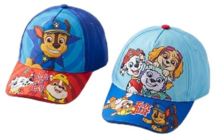 Casquette Paw Patrol Enfants avec Visière - Casquette Enfant Paw Patrol Confortable, Respirante et Légère, Casquette Été Réglable, Protection Solaire Plage, Piscine et Excursions