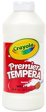 Premier Tempera Paint, White, 16 oz