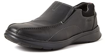 Clarks Cotrell Step, Mocassini Uomo, Nero (Nero Black Oily Lea), 46 EU