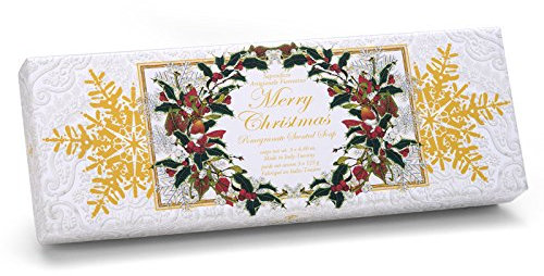 Jabón con aroma de granado, pack regalo 3 pastillas de 125 g, Jabón artesanal italiano de Saponificio Artigianale Fiorentino