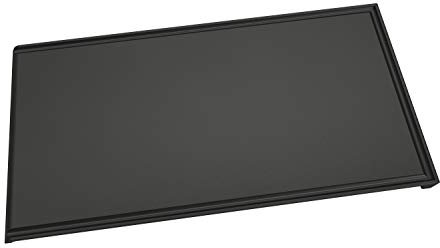 RÖSLE Grillplatte MAGNUM G3, Hochwertige Grillplatte aus emailliertem Gusseisen für Fleisch und kleine Grillstücke, 48 x 32 cm, Schwarz